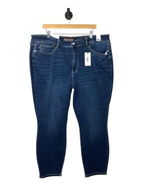 Judy Blue High Rise Thermal Skinny Jeans 24W NWT Dark Wash